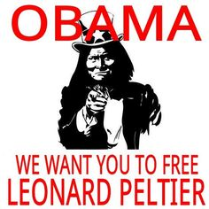 Supporters of Leonard Peltier have held daily vigils outside the White House.